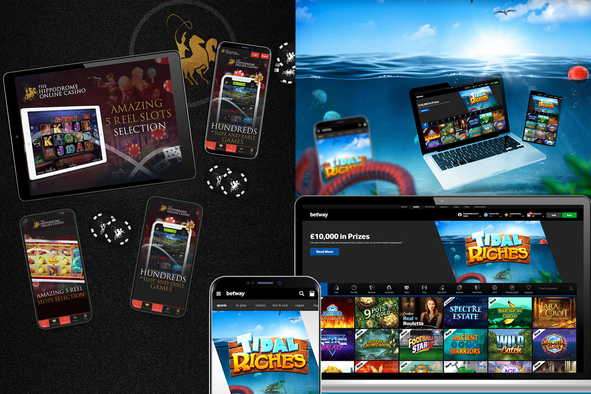 Casino rebrand / UX Design